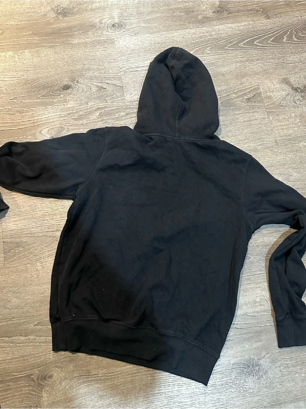 The North Face Men’s Black Pullover Hoodie Big Logo Graphic Sweatshirt Size S